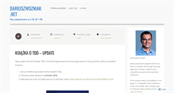 Desktop Screenshot of dariuszwozniak.net